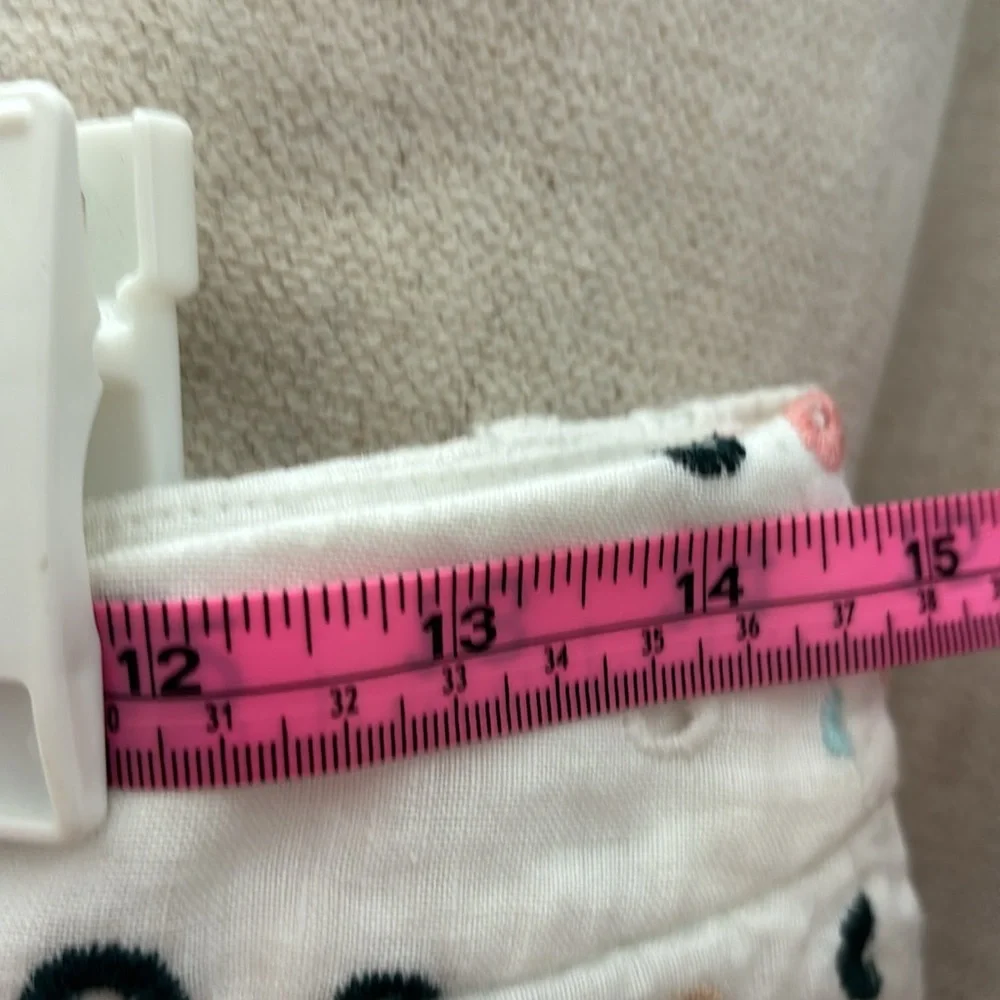 Ett:twe Anthropologie white rayon wide leg size 2 pants - Picture 5 of 7